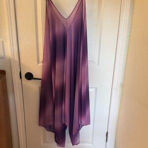 Elegant Purple Ombre Dress